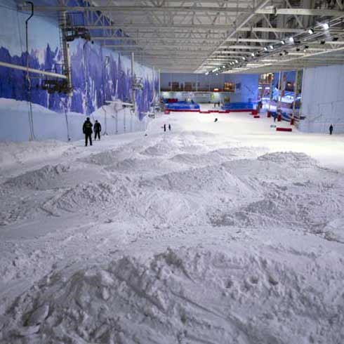 Mogul field at Chill Factor<sup>e</sup>