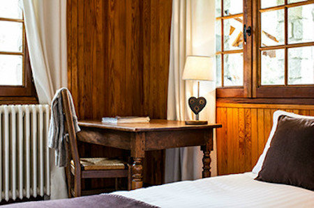 Shot of the comfortable interior of an alpine chalet
